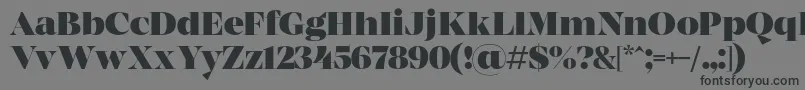 MADE Coachella Black PERSONAL USE Font – Black Fonts on Gray Background