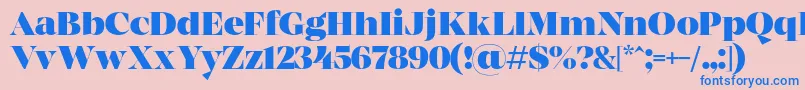 More about MADE Coachella Black PERSONAL USE Font MADE Coachella Black PERSONAL USE Font – Blue Fonts on Pink Background