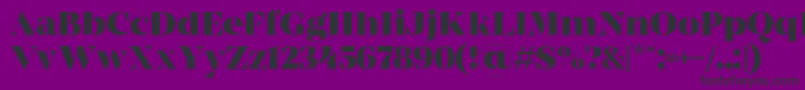 MADE Coachella Bold PERSONAL USE Font – Black Fonts on Purple Background