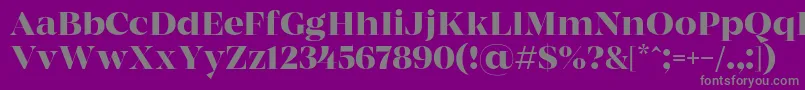 MADE Coachella Medium PERSONAL USE Font – Gray Fonts on Purple Background