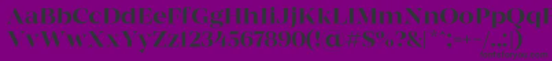 MADE Coachella Regular PERSONAL USE Font – Black Fonts on Purple Background