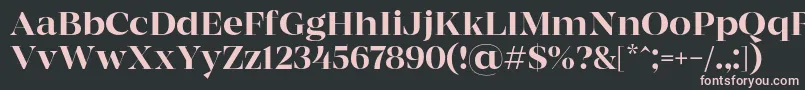 MADE Coachella Regular PERSONAL USE Font – Pink Fonts on Black Background