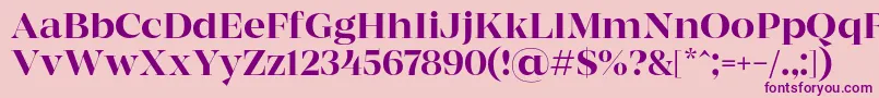 MADE Coachella Regular PERSONAL USE Font – Purple Fonts on Pink Background