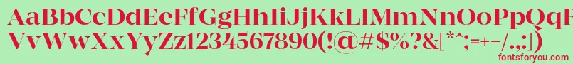 More about MADE Coachella Regular PERSONAL USE Font MADE Coachella Regular PERSONAL USE Font – Red Fonts on Green Background