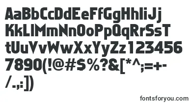 FaktosBold font – basic Fonts