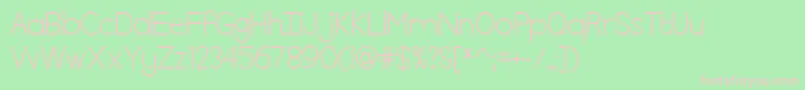 KillTheLights Font – Pink Fonts on Green Background