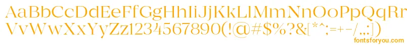 MADE Coachella Thin PERSONAL USE Font – Orange Fonts