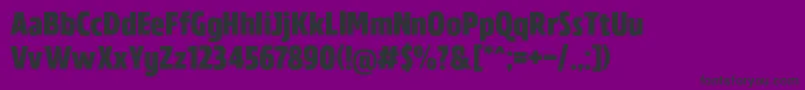 MADE Florence Sans PERSONAL USE Font – Black Fonts on Purple Background