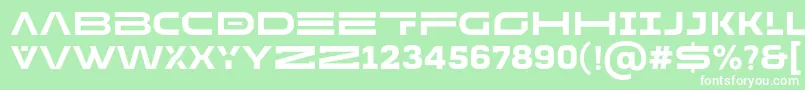 fuente MADE Future X HEADER Bold PERSONAL – Fuentes Blancas Sobre Fondo Verde