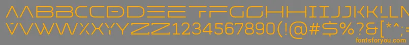More about MADE Future X HEADER Light PERSONAL USE Font MADE Future X HEADER Light PERSONAL USE Font – Orange Fonts on Gray Background