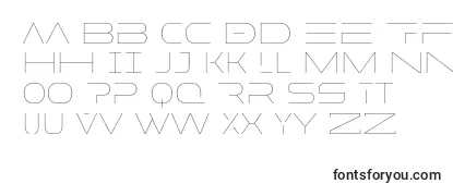 MADE Future X HEADER Line PERSONAL USE Font