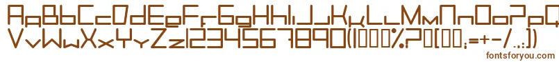 Trancemib Font – Brown Fonts on White Background