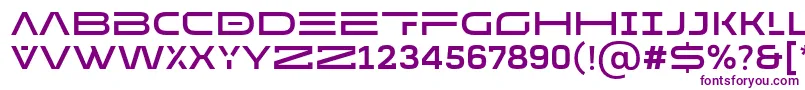 フォントMADE Future X HEADER Medium PERSONAL USE – 紫色のフォント
