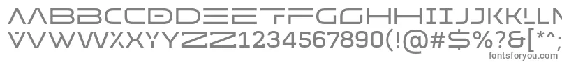 MADE Future X HEADER Regular PERSONAL USE Font – Gray Fonts on White Background