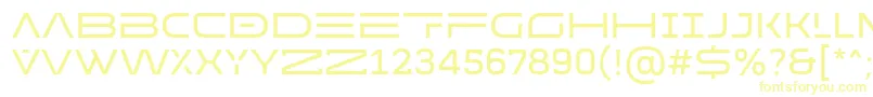 MADE Future X HEADER Regular PERSONAL USE Font – Yellow Fonts