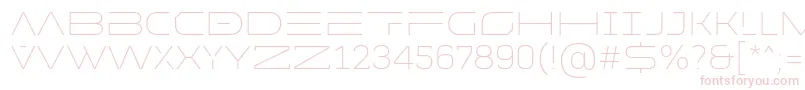 MADE Future X HEADER Thin PERSONAL USE Font – Pink Fonts