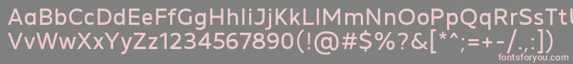 MADE Future X Regular PERSONAL USE Font – Pink Fonts on Gray Background