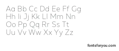 MADE Future X Thin PERSONAL USE Font