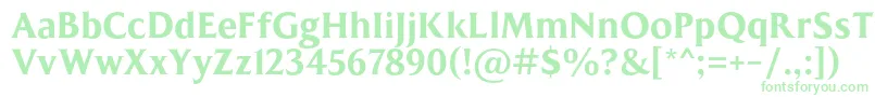 MADE Kenfolg PERSONAL USE Font – Green Fonts on White Background