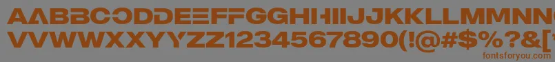 Подробнее о шрифте MADE Outer Sans Alt Bold PERSONAL USE Шрифт MADE Outer Sans Alt Bold PERSONAL USE – коричневые шрифты на сером фоне