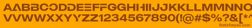 More about MADE Outer Sans Alt Medium PERSONAL USE Font MADE Outer Sans Alt Medium PERSONAL USE Font – Brown Fonts on Orange Background
