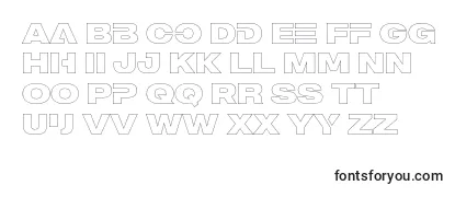 Шрифт MADE Outer Sans Outline Alt Black PERSONAL USE