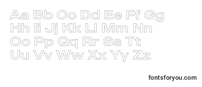 Шрифт MADE Outer Sans Outline Regular PERSONAL USE