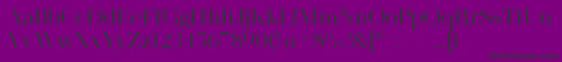 MADE SAONARA PERSONAL USE Font – Black Fonts on Purple Background