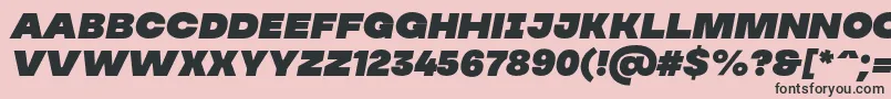 MADE Soulmaze Italic PERSONAL USE Font – Black Fonts on Pink Background