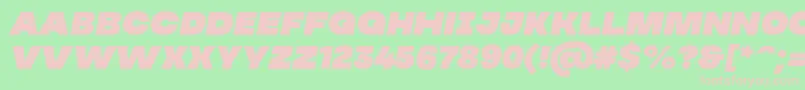 MADE Soulmaze Italic PERSONAL USE Font – Pink Fonts on Green Background