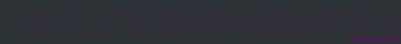MADE Soulmaze Outline PERSONAL USE Font – Purple Fonts on Black Background
