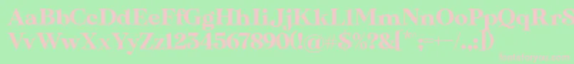 MADE Sunflower PERSONAL USE Font – Pink Fonts on Green Background