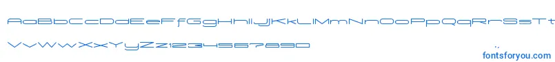 Шрифт Madeleine – синие шрифты на белом фоне