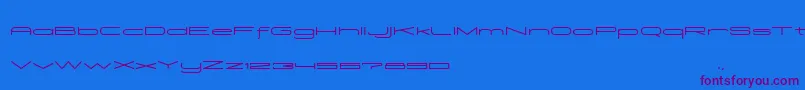 Шрифт Madeleine – фиолетовые шрифты на синем фоне