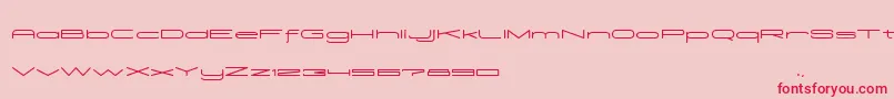 Madeleine Font – Red Fonts on Pink Background