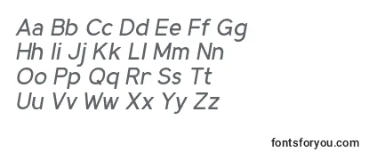 MadeynSans RegularItalic Font