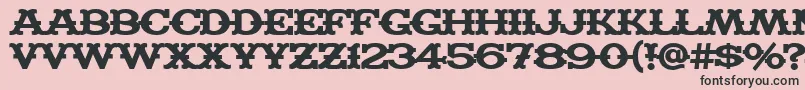 MADFB    Font – Black Fonts on Pink Background