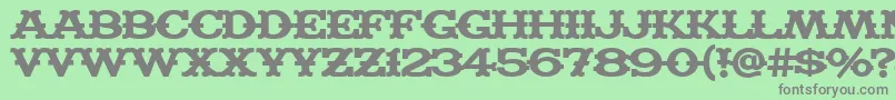 MADFB    Font – Gray Fonts on Green Background