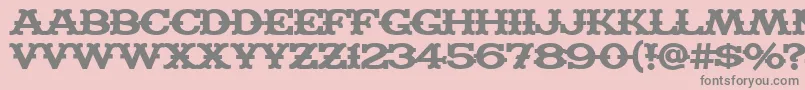 MADFB    Font – Gray Fonts on Pink Background