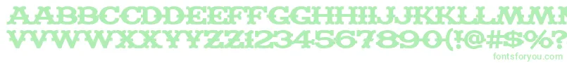 MADFB    Font – Green Fonts on White Background