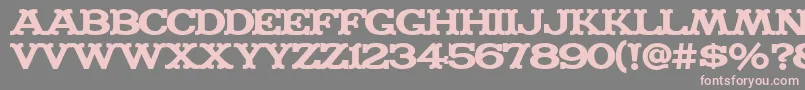 MADFONT Font – Pink Fonts on Gray Background