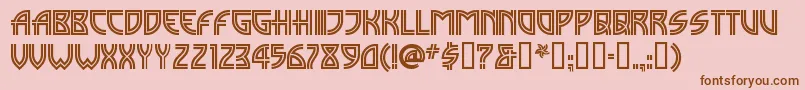 More about MADISI Font MADISI Font – Brown Fonts on Pink Background