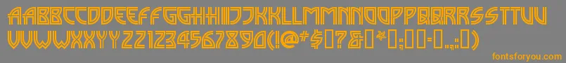 More about MADISI Font MADISI Font – Orange Fonts on Gray Background