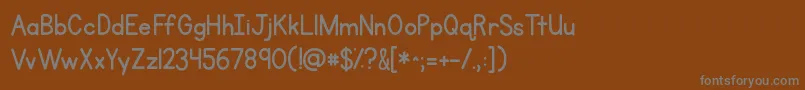 More about Kgprimarypenmanship Font Kgprimarypenmanship Font – Gray Fonts on Brown Background