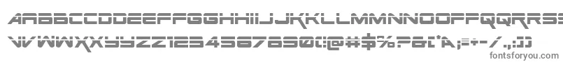 SpaceRangerLaserRegular Font – Gray Fonts on White Background