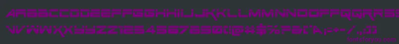 SpaceRangerLaserRegular Font – Purple Fonts on Black Background