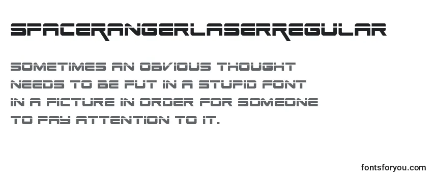 SpaceRangerLaserRegular-fontti