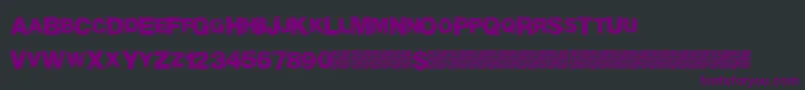 MadTriangle Font – Purple Fonts on Black Background