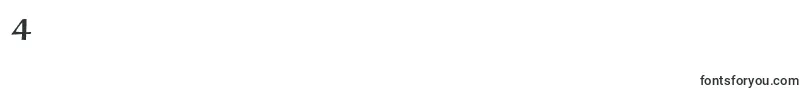 フォントMAEL     – フォント数字4