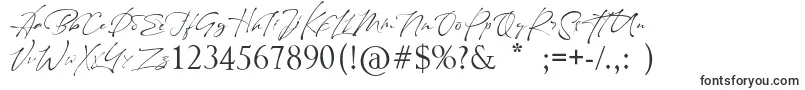 Шрифт Maestro Signature – надписи красивыми шрифтами